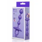 b-Vibe ZIP silikona anālās pērles – elastīgas ūdensizturīgas – 15 cm — Foto 1
