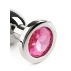 Mr. Steel Jeweled Anal Plug – L – Pink — Photo 5