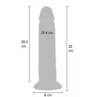 ToyJoy Get Real eesnahaga dildo – 22 cm (8.7″) – nahavärv — Foto 2