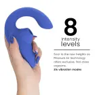 Womanizer Blend divējādas darbības stimulators – zils — Foto 5