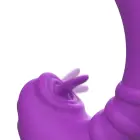 Intense Harry Flexible Personal Massager with Vibrating Tongue – Purple — Photo 6