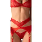 Obsessive Cupide Desir Lingerie Set – Red – 2XL/3XL — Photo 4