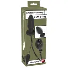 Piepūšams vibrējošs anālais spraudnis – 12.2 cm (4.8″) — Foto 1