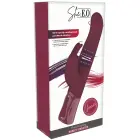 Rotējošs biezs truša vibrators – violets — Foto 2