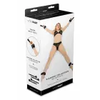 Whipsmart Diamond Bed Restraint Kit – 4 adjustable cuffs for wrists and ankles – black — Photo 1