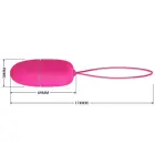 PRETTY LOVE Selkie Wireless Remote Control Vibrating Egg – 9.5 cm (3.7″) – Pink — Photo 6