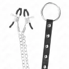 KINK Stainless Steel Intimate Ring with Adjustable Chain Clamps, Silver — Photo 5