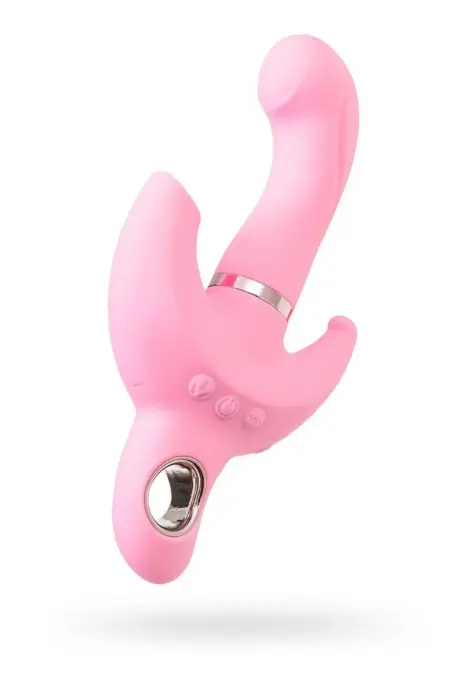 JOS Twistme кролик-вибратор с клиторальным стимулятором – 19.5 cm – розовый