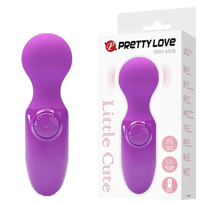 PRETTY LOVE мини-стик вибратор – 10 cm (4″) – фиолетовый