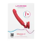 Mission 2 - Vibrating Suction Cup Dildo with Touch-Sense - Red — Photo 1