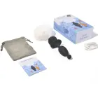Magic Motion - Bunny programėle valdomas vibruojantis analinis kištukas su zuikio uodega – 13 cm – Daugiaspalvis — Nuotrauka 8