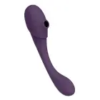 Mirai dubultais pulsējošs un gaisa viļņu elastīgs vibrators – violets Foto 4