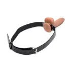 Ādas siksnas dildo turētājs – Melns — Foto 3