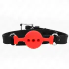 KINK täissilikoonist reguleeritav palliklamber S punane – 4 cm pall — Foto 1
