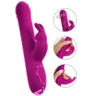 Smile pöörlev jänese vibraator – 22 cm (8.6″) — Foto 2