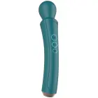 Izliekts uzlādējams wand masāžas vibrators – zaļš — Foto 1