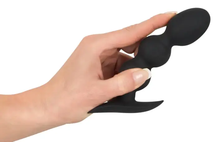 Black Velvets Heavy Beads dildo – 13.3 cm – Juodas Photo