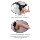 Real Feel Deluxe No. 7 реалистичный дилдо с присоской – 23 cm (9″) – телесный — Фото 4