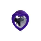 Anal Plug Diamond Heart – 10 cm (4″) – Raudonas Photo