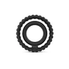 DUAL RING - Vibrating Cock Ring - Black — Photo 4