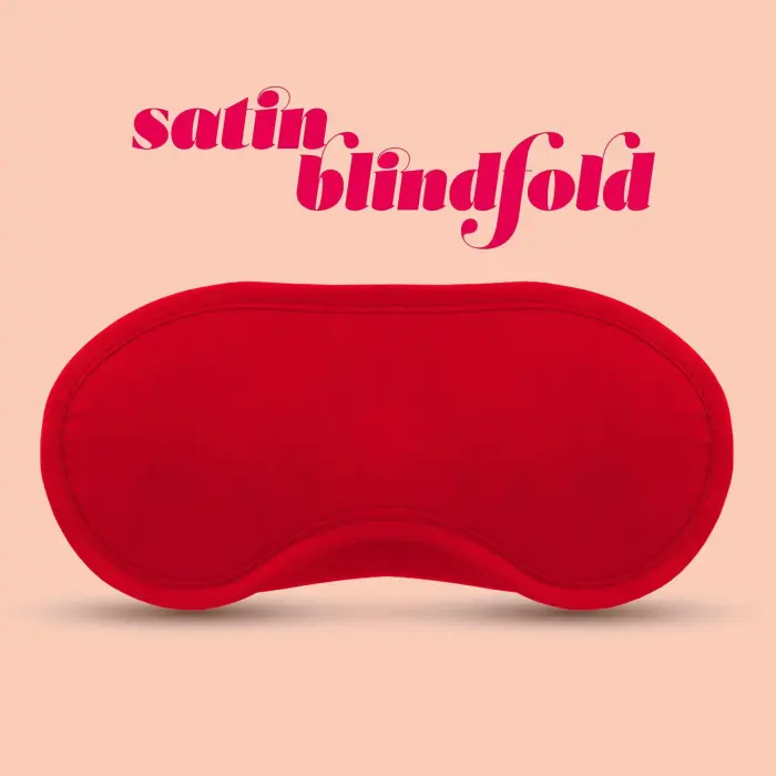 SATIN BLINDFOLD CRUSHIOUS RED Foto 3