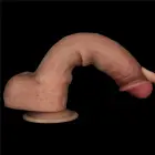 LoveToy Sliding Skin Pro Dual Layer Silicone Dong – reālistisks divslāņu silikona dildo – 22,9 cm — Foto 10