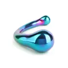 Kumer G-punkti vikerkaarevärviline dildo – 18 cm (7″) — Foto 6