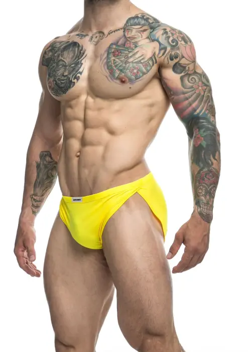 Justin+Simon Running Short – Yellow – L/XL