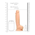REALROCK ULTRA Realistiškas dildo su sėklidėmis ir siurbtuku – 23 cm (9″) – Kūno spalva — Nuotrauka 6