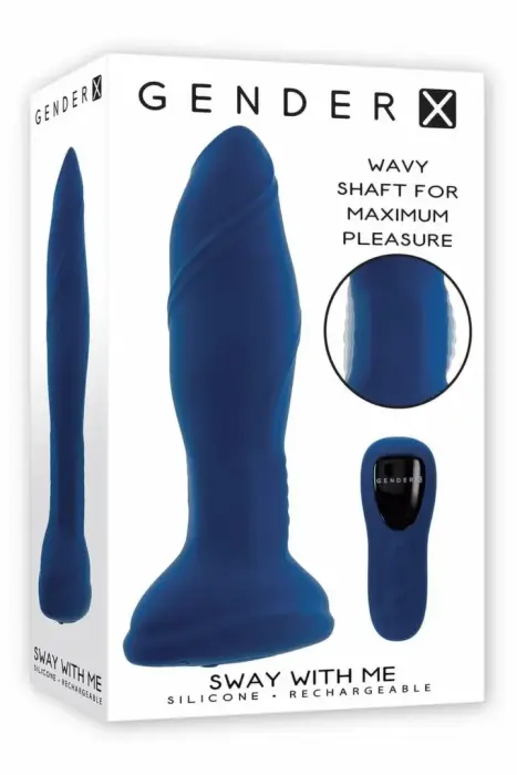 GENDER X SWAY WITH ME Intimate Wave анальный пробка-вибратор – 11.4 cm (4.5″) – черный