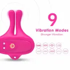 ARMONY Rabbit Shape Magnetic Vibrating Clamps – Pink — Photo 5