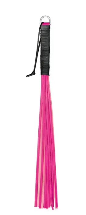 Handy rozā ādas pātaga – 440 mm