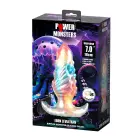 Power Monsters Ebon Leviathan – 18 cm rievots monster silikona dildo – Black Foto 9