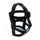 Black Leather Head Cage with Zipper — Photo 7