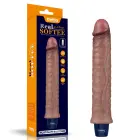 Real Softee uzlādējams silikona vibrators – 24 cm (9.5″) – rozā — Foto 1