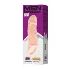 Vibruojanti varpos rankovė Men Extension – 17 cm (6.7″) – kūno spalva — Nuotrauka 1