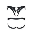 RFP Regnes Fetish Planet Men's Rubber Set with T-shirt and Open-Back Briefs – Black – XXL/XXXL — Photo 3