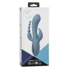 Triple Ecstasy Rabbit Vibrator – Grey — Photo 3