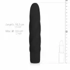 Бархатистый силиконовый вибратор Dream Toys – 19 см (7.5″) – черный — Фото 6