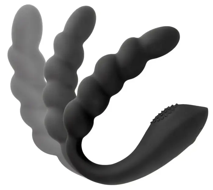 Black Velvets lokāms dubultais vibrators – 26 cm – rozā Foto 9