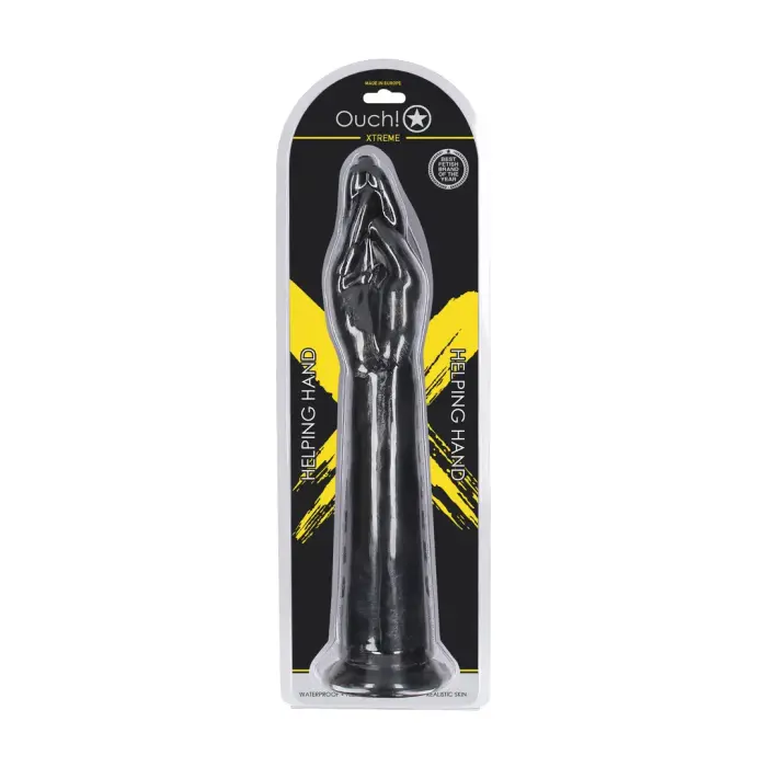 Helping Hand – Fist Dildo with Forearm – 38 cm (15.0″) – Black