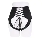 Sportsheets High Waisted Corset Harness – high-waisted strap-on harness with corset lacing – black – hips 71–152 cm — Photo 5
