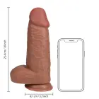 Extra Thick Realistic Straight Dildo with Balls – 25.4 cm (10″) – Skin — Photo 6