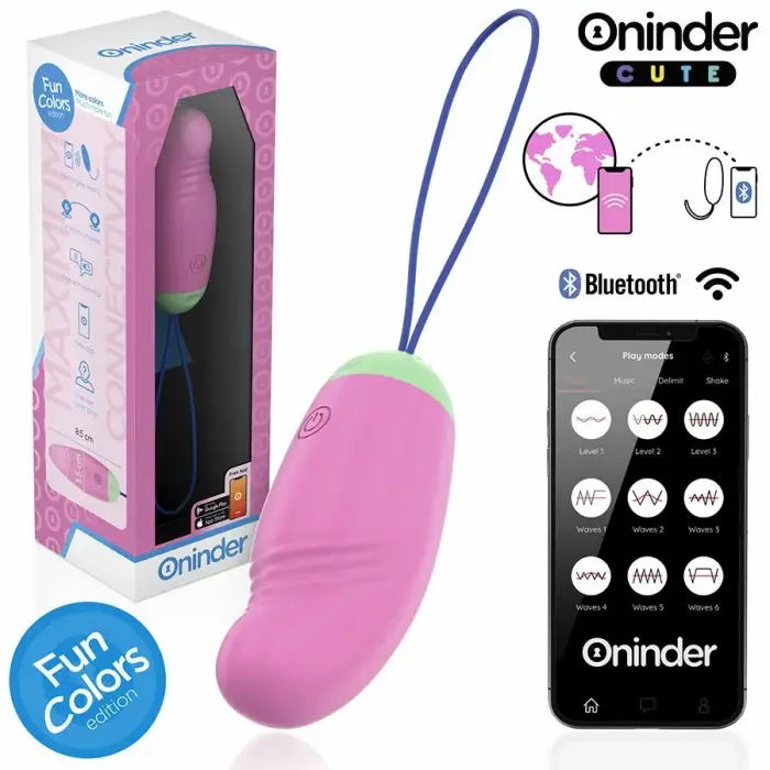 ONINDER CUTE 360° умное интимное виброяйцо – 8.5 cm (3.3″) – разноцветный