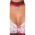 Cottelli COSTUMES ruuduline koolitüdruku kleidi kostüüm – punane/valge – M — Foto 5