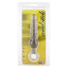 Beaded Anal Plug with Ring – Clear — Photo 2