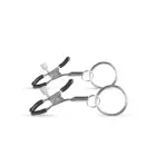 Stymulator Metal Nipple Clamps with Ring – Silver — Photo 2