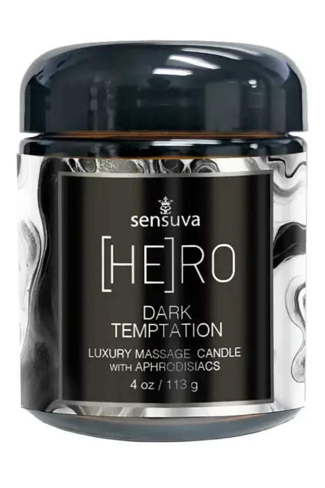 Sensuva Hero – массажная свеча Dark Temptation – океан и лес – 150 г