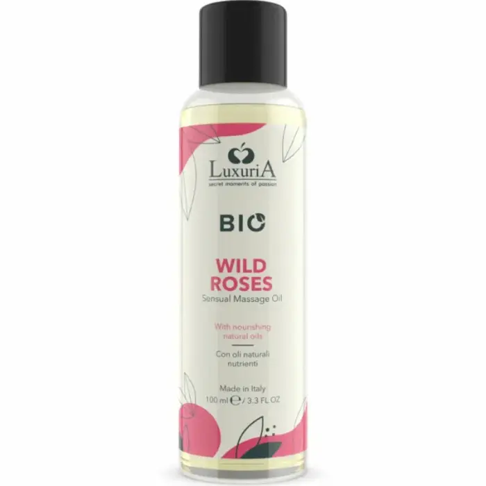 Intimateline Luxuria Bio Wild Roses masāžas eļļa – 100 ml