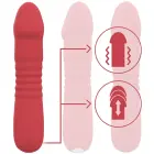 Intense Juni Up & Down 10 Red – силиконовый вибратор с автоматическим движением и 10 режимами – красный — Фото 2